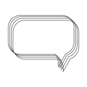 Speech bubble design Illustrazione stock