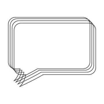 Speech bubble design Illustrazione stock