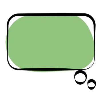 Speech bubble design Illustrazione stock