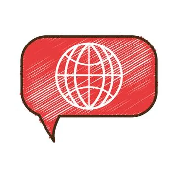 Speech bubble design Stock Illustration