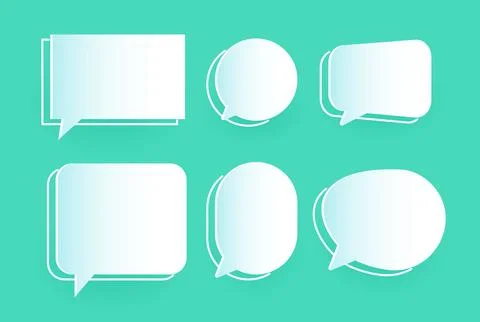 Speech Bubble of dialogue 3d 3 Stock Illustration