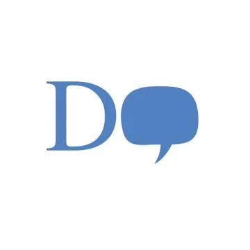 Speech bubble Do Word. Vector callout typography design for social media and  イラスト素材