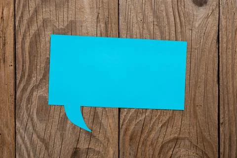 Speech Bubble On Floor With Important Information Written In. Dialogue Balloon Stock Photos