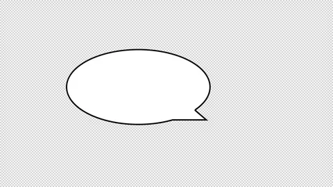 Speech Bubble Stock Footage 266022787