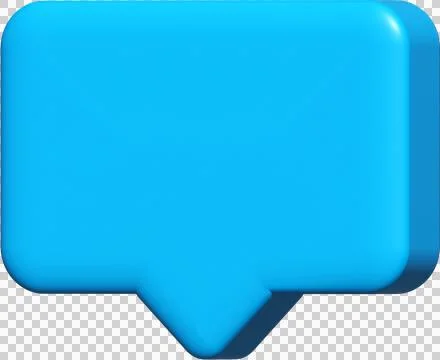 Speech bubble frame 3d, talk icon, emoji comment, chat cute, 3d message soc.. Illustration