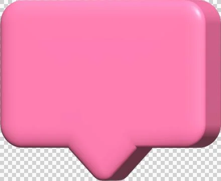 Speech bubble frame 3d, talk icon, emoji comment, chat cute, 3d message Illustration