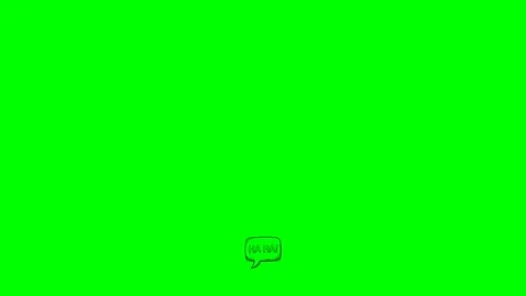 Speech bubble ha ha bottom bell animation Video stock 346241569