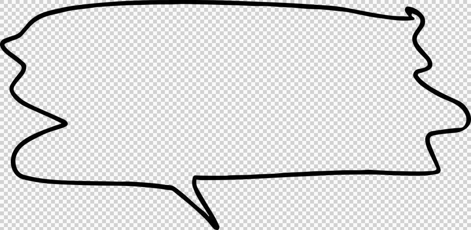 Speech Bubble hand drawn Stock Photos