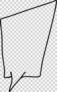 Speech Bubble hand drawn Stock Photos