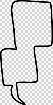 Speech Bubble hand drawn Stock Photos