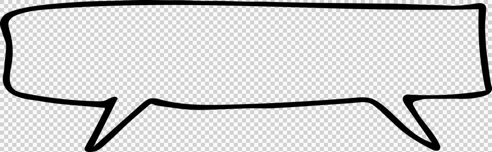 Speech Bubble hand drawn Foto stock