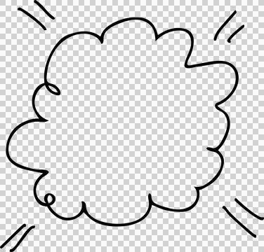 Speech Bubble hand drawn Stock Photos