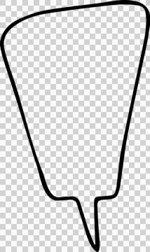 Speech Bubble hand drawn Stock Photos