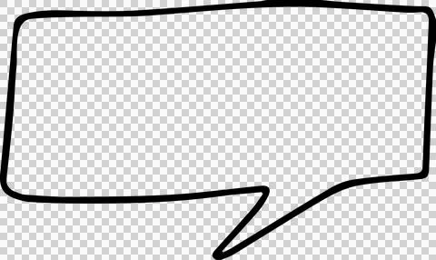 Speech Bubble hand drawn Stock Photos