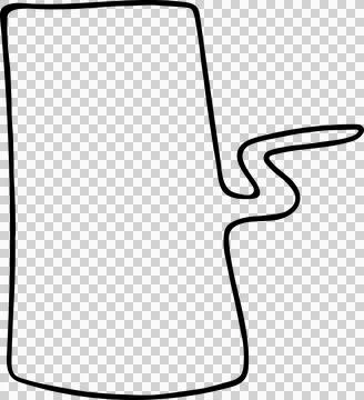 Speech Bubble hand drawn Stock Photos