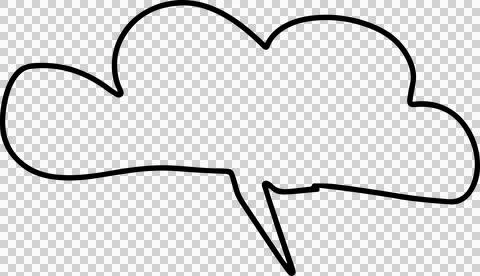 Speech Bubble hand drawn Stock Photos