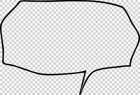 Speech Bubble hand drawn Stock Photos