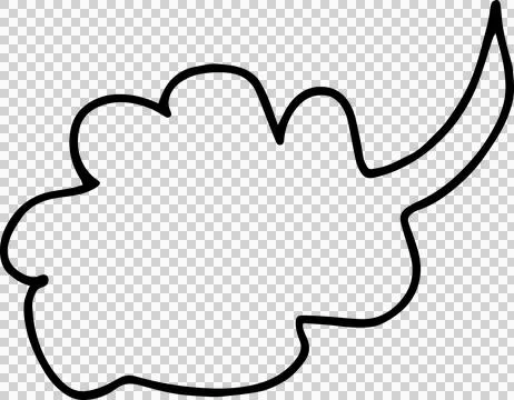 Speech Bubble hand drawn Stock Photos