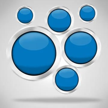 Speech bubble icon button fresh design Stock Illustration