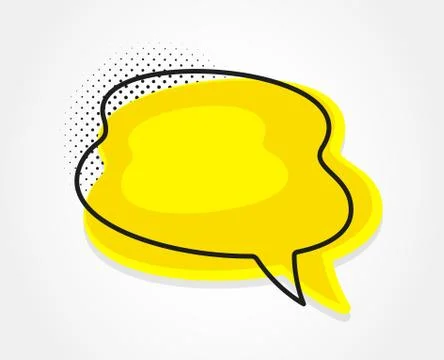 Speech bubble icon. Chat message sign. Vector Illustrazione stock