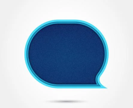 Speech bubble icon. Chat message sign. Vector Stock Illustration