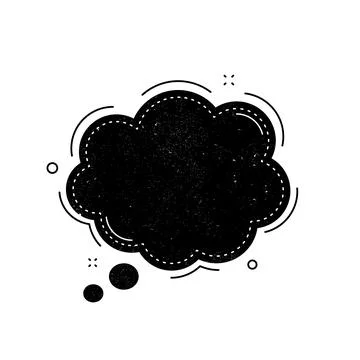 Speech bubble icon. Chat message sign. Vector Illustrazione stock