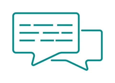 Speech bubble icon communication symbol talk element message chat web vector イラスト素材