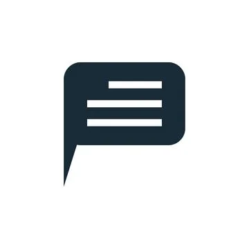 Speech Bubble Icon Design Template Elements Ilustración de archivo