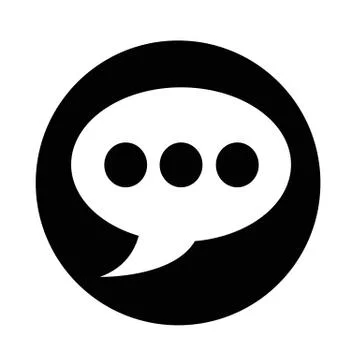 Speech bubble icon Stock Illustration