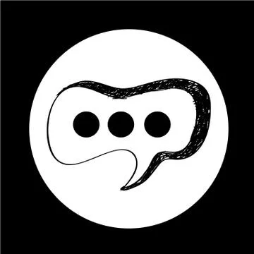 Speech Bubble icon Stock Illustration