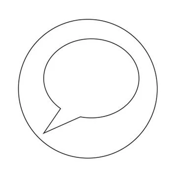 Speech bubble icon 스톡 일러스트