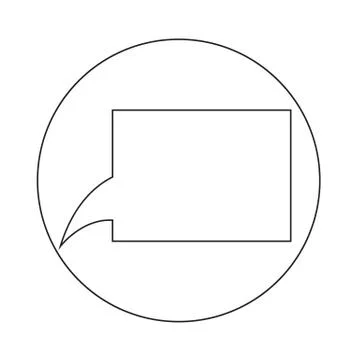 Speech bubble icon Stock Illustration