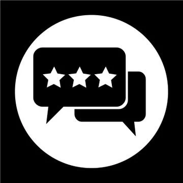 Speech bubble icon Stock Illustration