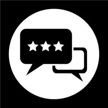 Speech bubble icon Illustrazione stock