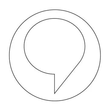 Speech bubble icon Stock Illustration