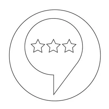 Speech bubble icon Stock Illustration