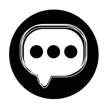Speech bubble icon Stock Illustration