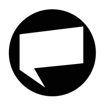 Speech bubble icon Stock Illustration