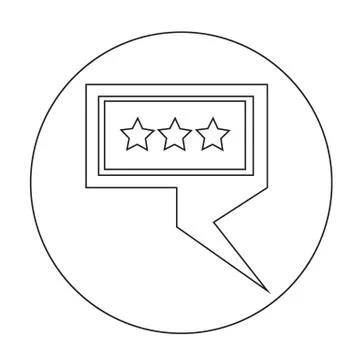 Speech bubble icon Stock Illustration