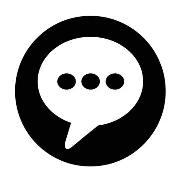 Speech bubble icon Stock Illustration