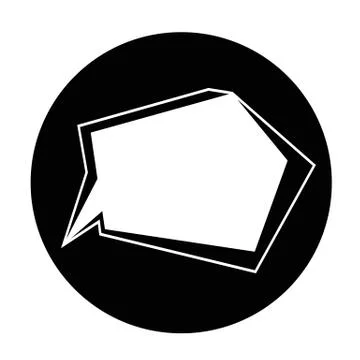 Speech bubble icon Stock Illustration