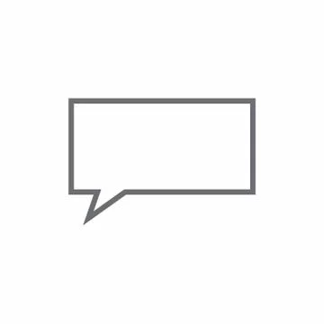Speech bubble icon Stock Illustration