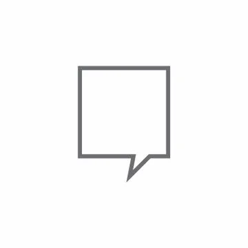Speech bubble icon Stock Illustration