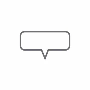 Speech bubble icon Stock Illustration