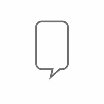 Speech bubble icon Stock Illustration