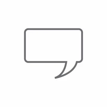 Speech bubble icon Stock Illustration