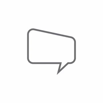 Speech bubble icon Stock Illustration
