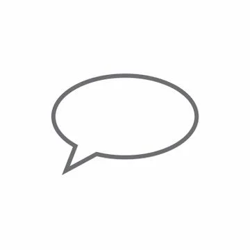 Speech bubble icon Stock Illustration