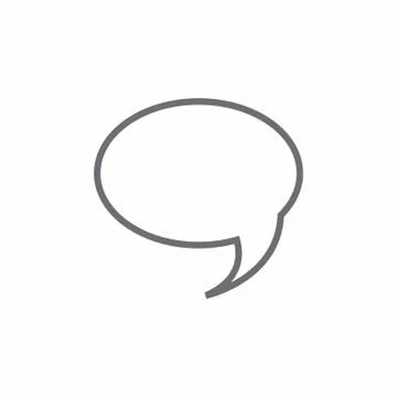 Speech bubble icon Stock Illustration