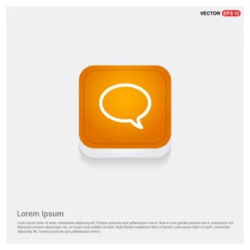 Speech bubble icon Illustrazione stock